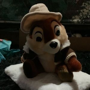 Vintage Chip & Dale Rescue Rangers Disneyland Plush